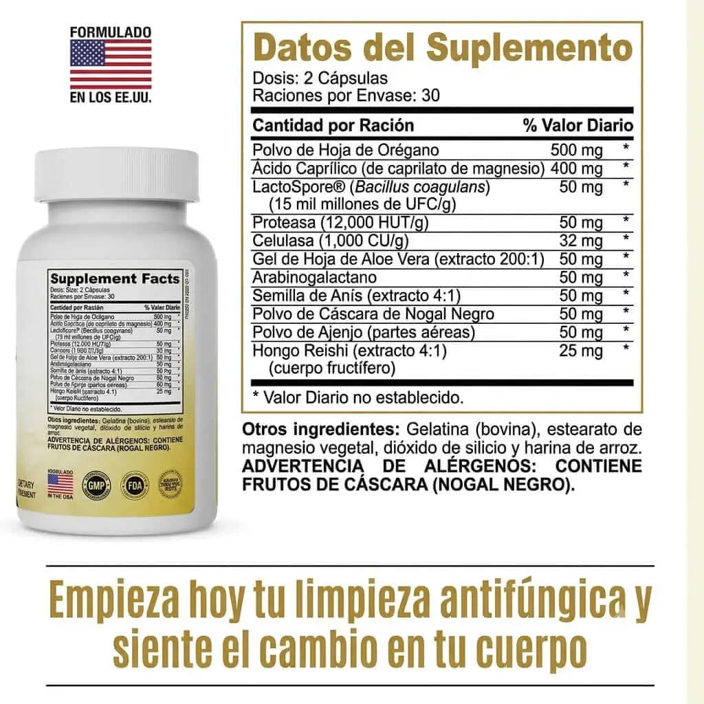 Candida Control Pro™- Desintoxicación Candida