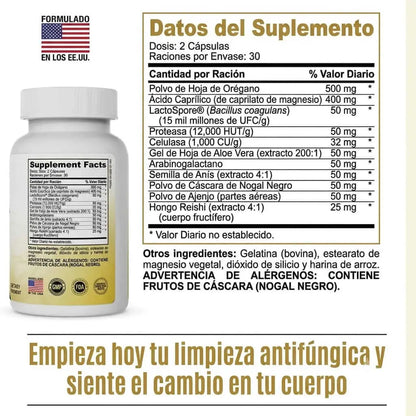 Candida Control Pro™- Desintoxicación Candida